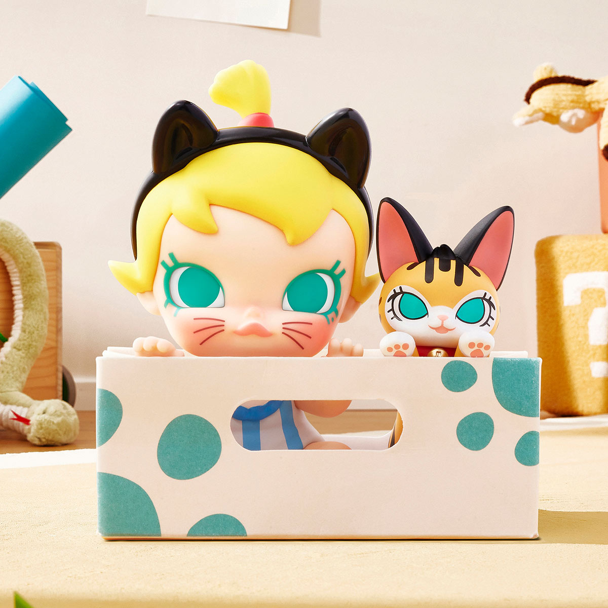 POP MART Baby Molly & Baby Tabby Series Figures [1 Sealed Case] - Fugitive Toys