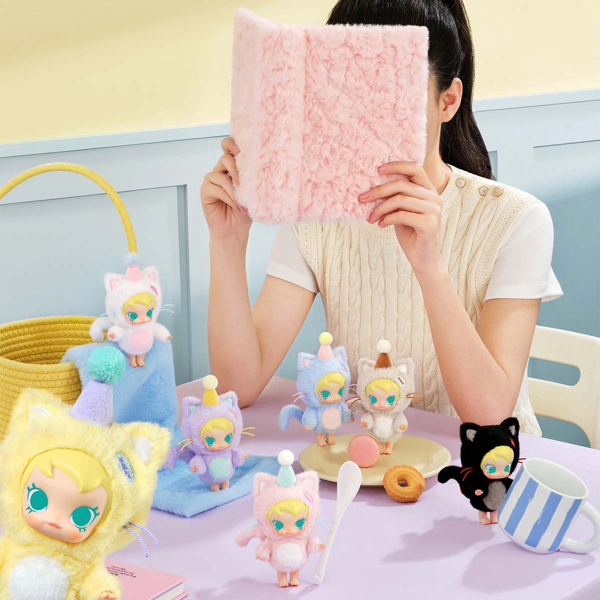 POP MART Baby Molly Pocket Friends Series-Vinyl Plush Pendant [1 Blind Box] - Fugitive Toys
