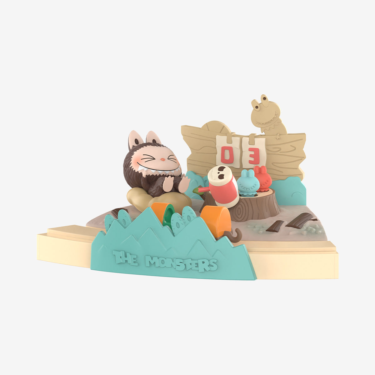 POP MART THE MONSTERS Playing Games Series Scene Sets [1 Blind Box] - Fugitive Toys