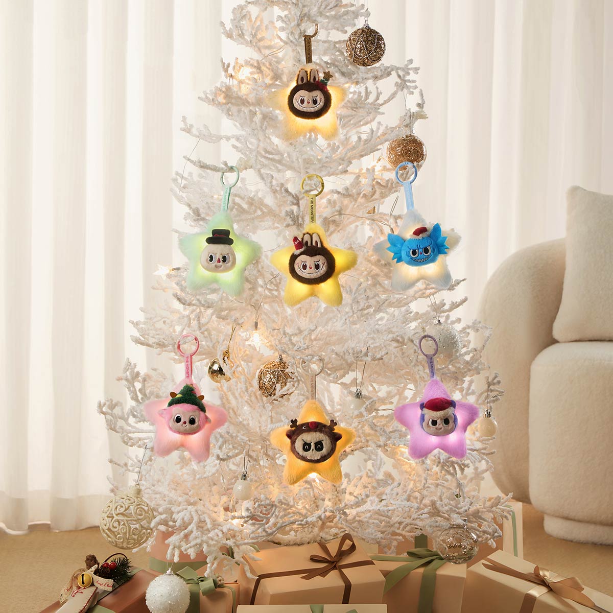 POP MART THE MONSTERS Classic Series-Sparkly Plush Pendant [1 Blind Box] - Fugitive Toys