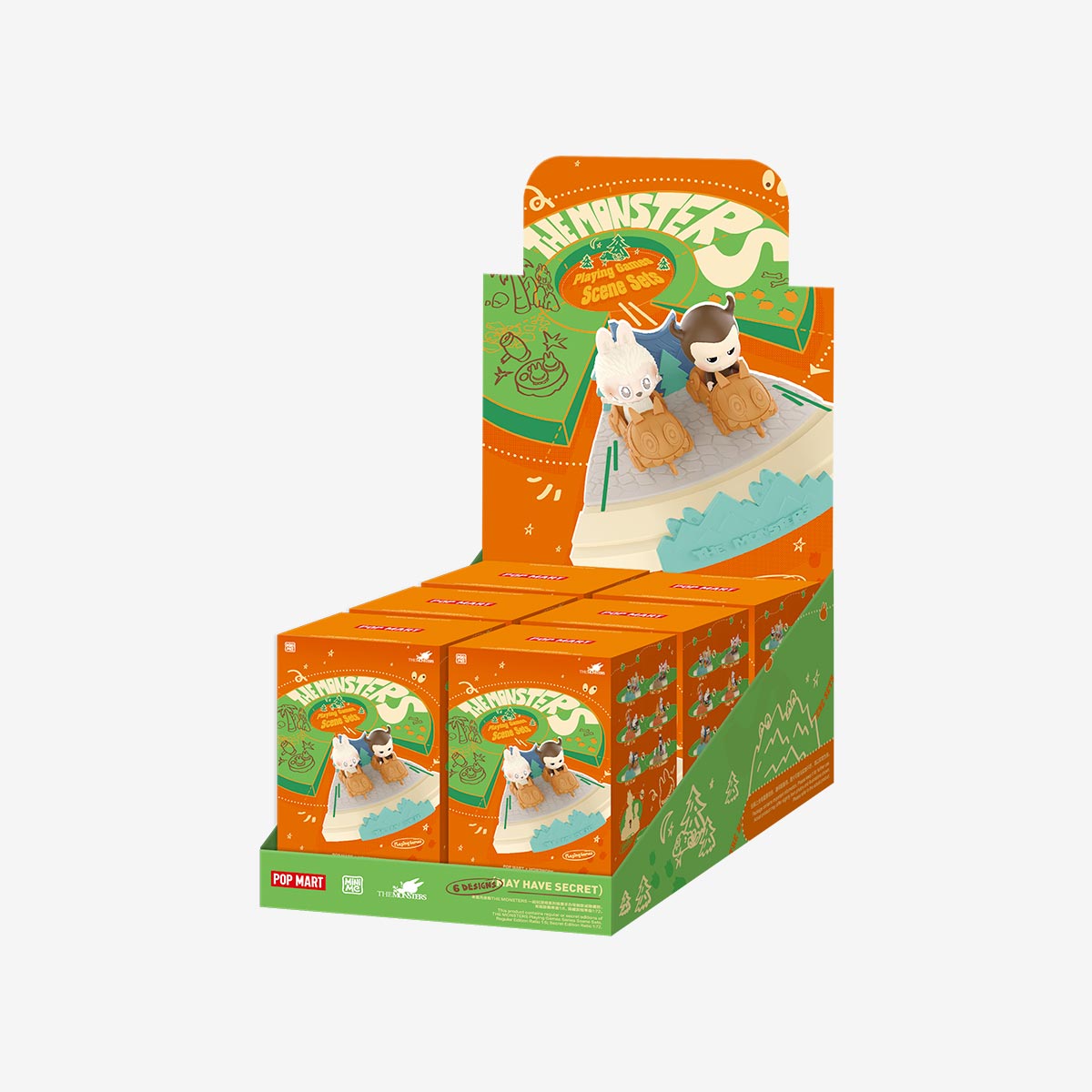 POP MART THE MONSTERS Playing Games Series Scene Sets [1 Blind Box] - Fugitive Toys