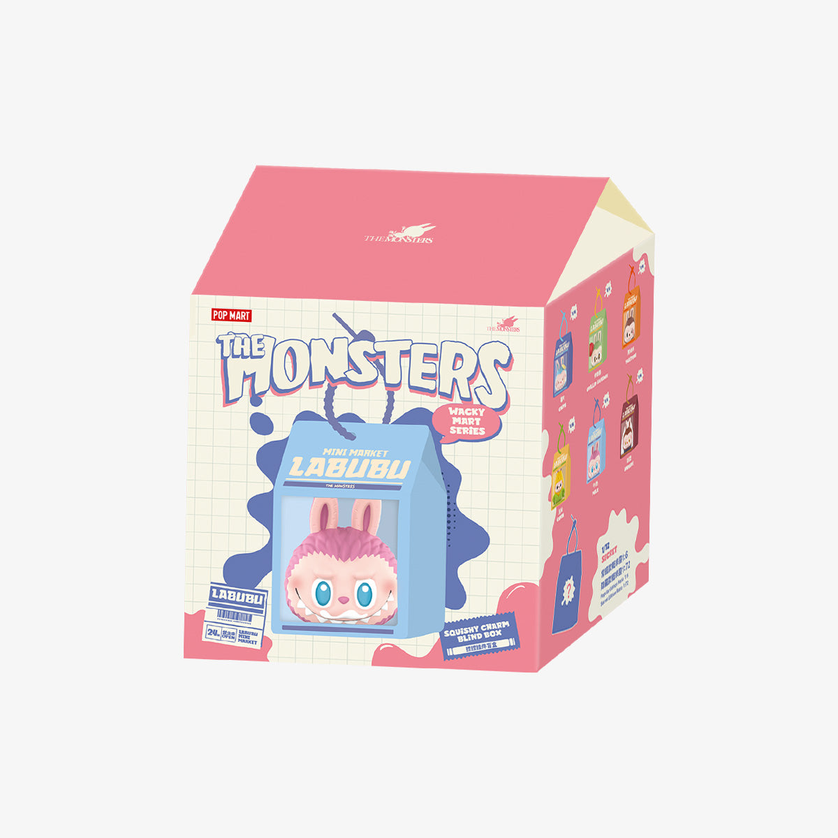 POP MART THE MONSTERS Labubu Wacky Mart Series-Pinch Pendant [1 Sealed Case] - Fugitive Toys