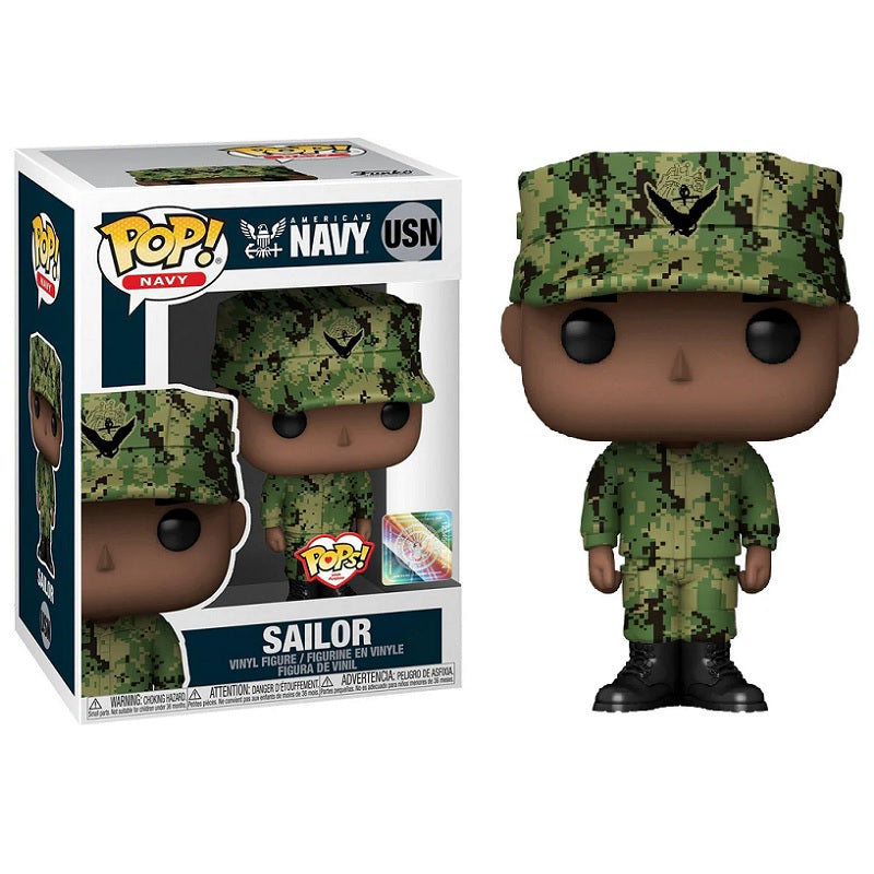 Military Pop! Vinyl Figure Navy Sailor Male (African American) - Fugitive Toys