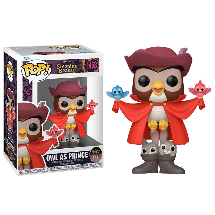 Disney Sleeping Beauty 65th Anniversary Pop! Vinyl Figure Owl as Prince [1458] - Fugitive Toys