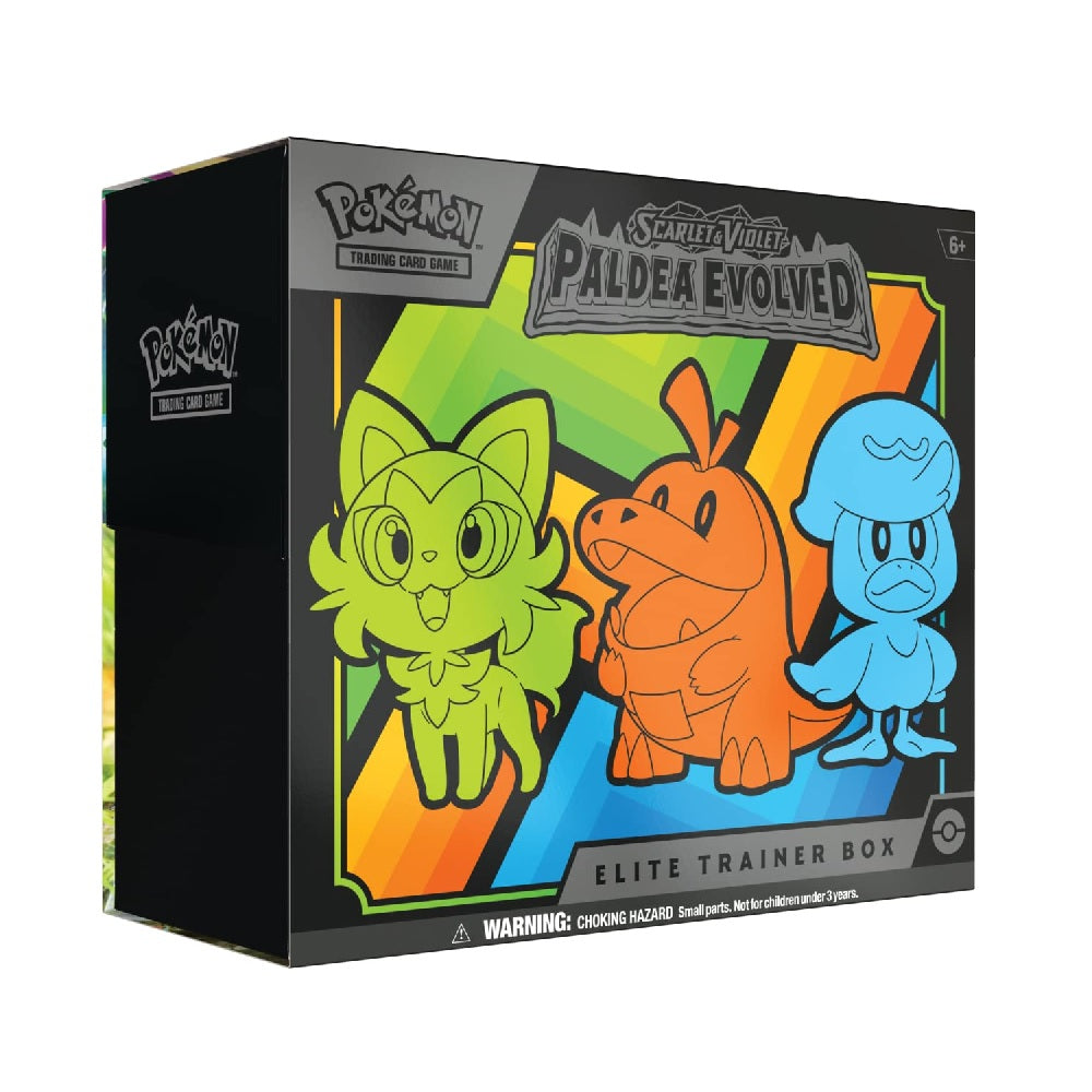 Pokemon Trading Card Game Scarlet & Violet Paldea Evolved Elite Trainer Box - Fugitive Toys