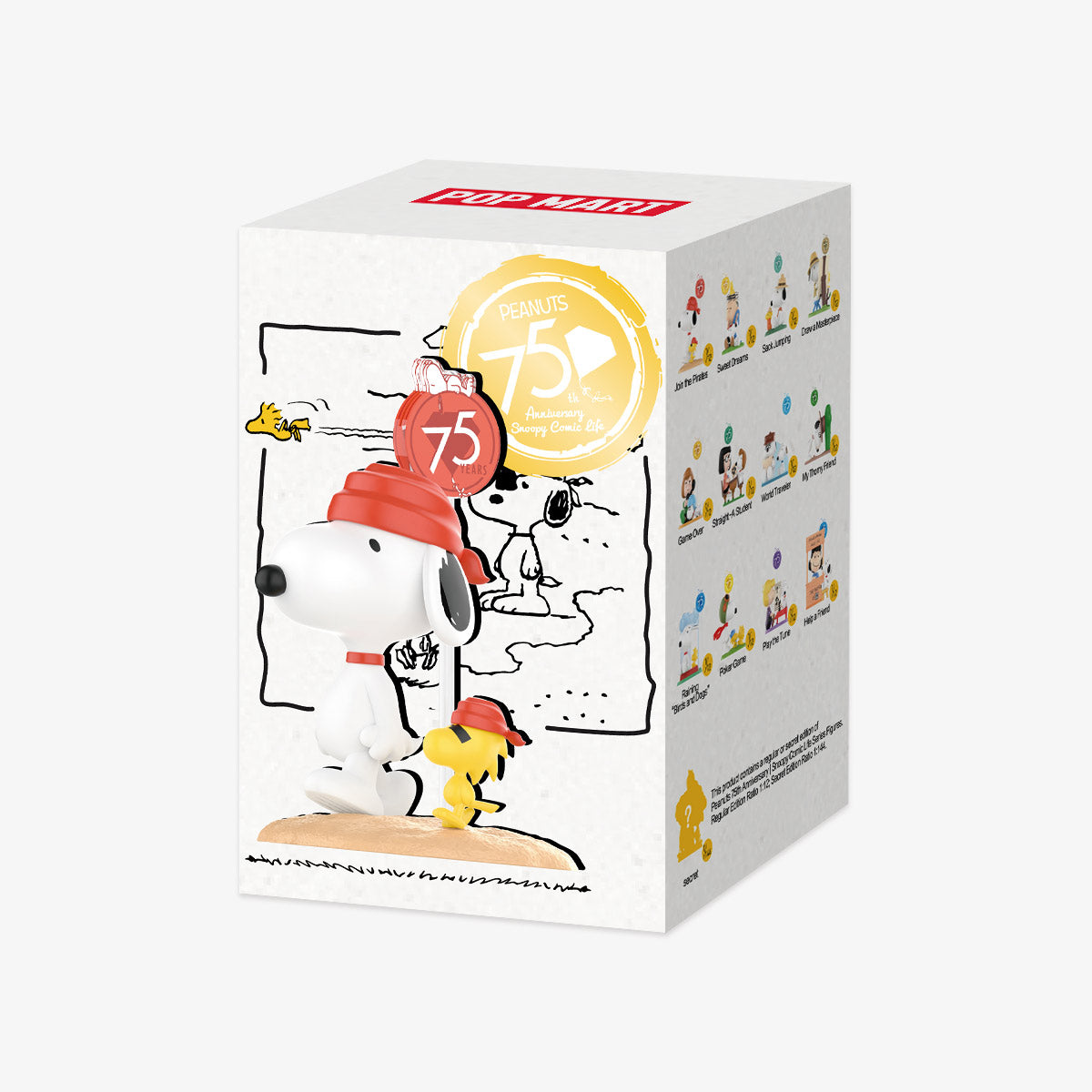 POP MART Peanuts 75th Anniversary Snoopy Comic Life Series Figures [1 Sealed Case] - Fugitive Toys