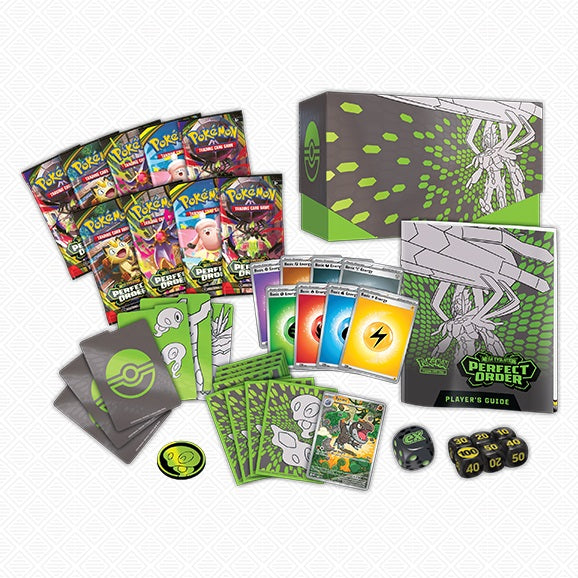 Pokemon TCG Mega Evolution Perfect Order Elite Trainer Box - Fugitive Toys