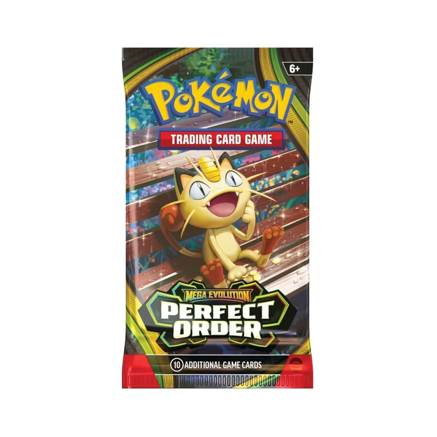Pokemon TCG Mega Evolution Perfect Order Booster Pack - Fugitive Toys