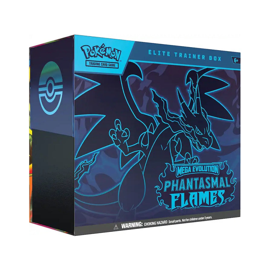Pokemon TCG Mega Evolution Phantasmal Flames Elite Trainer Box - Fugitive Toys