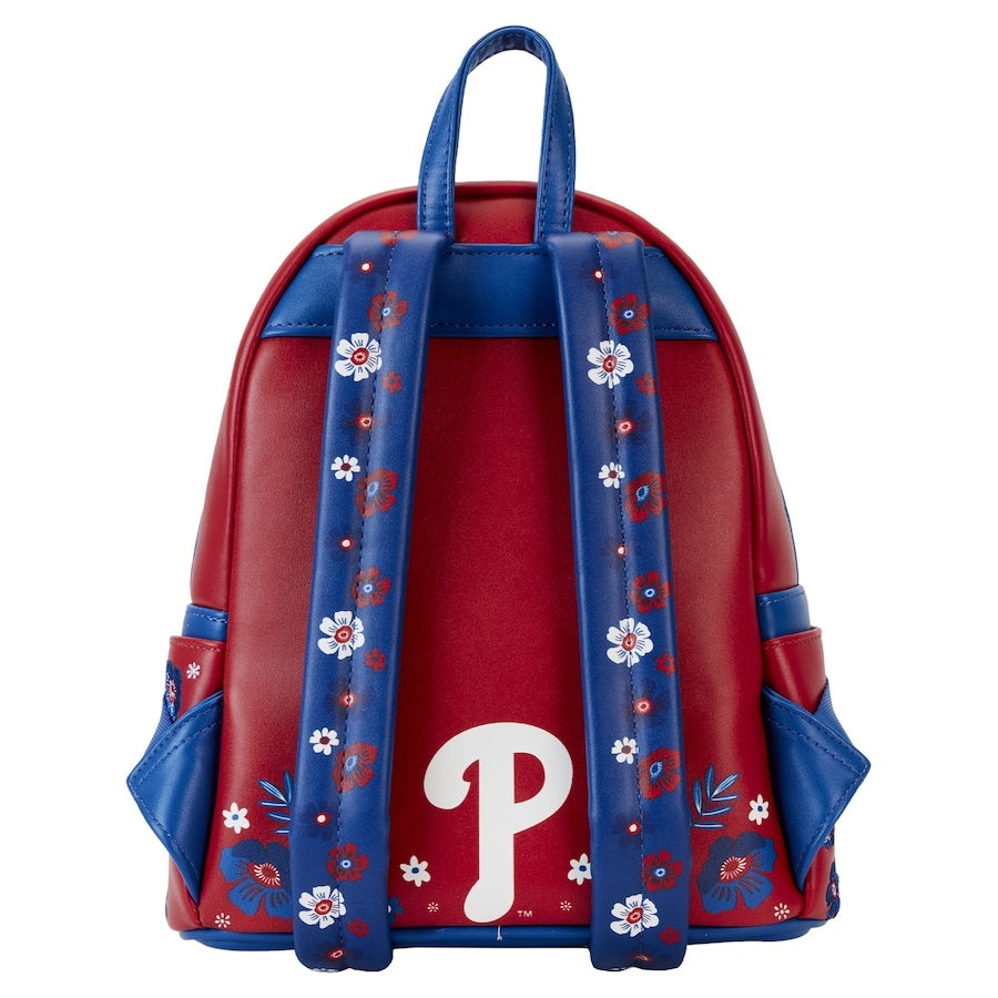 Loungefly x MLB Philadelphia Phillies Floral Mini Backpack - Fugitive Toys
