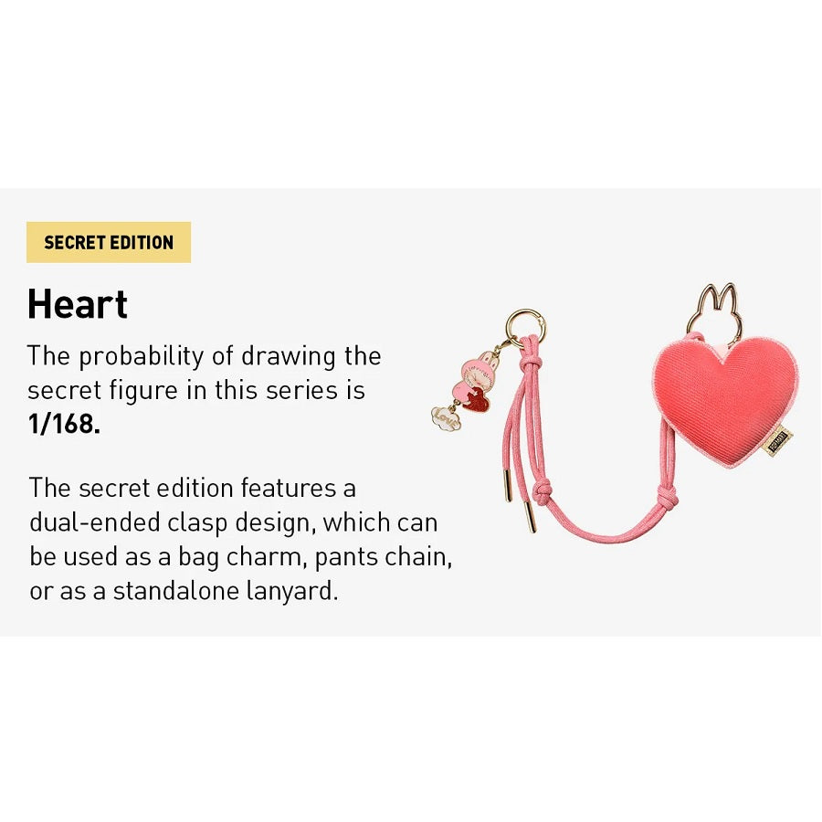 POP MART THE MONSTERS Labubu Pin for Love Series- Letter Pendant (A-M) [1 Sealed Case] - Fugitive Toys