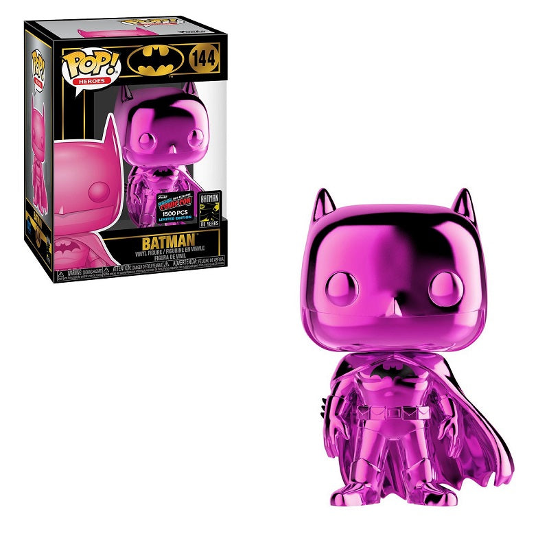 DC Universe Pop! Vinyl Figure Pink Chrome Batman [NYCC 2019] [144] - Fugitive Toys