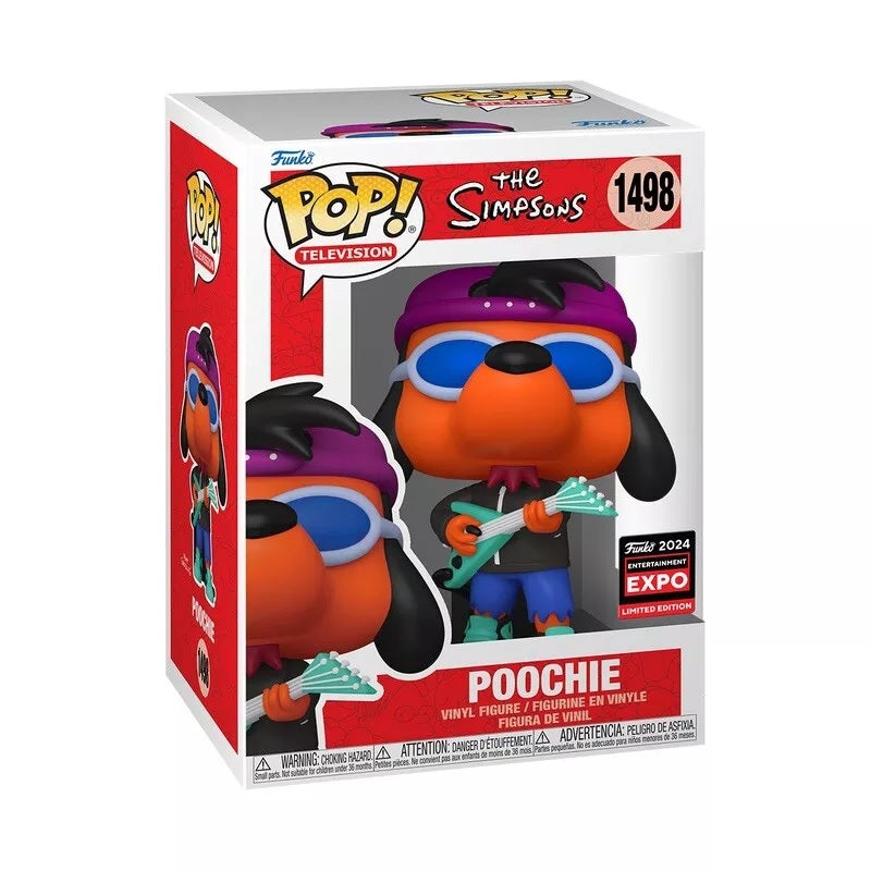 The Simpsons Pop! Vinyl Figure Poochie [2024 Entertainment Expo] [1498] - Fugitive Toys