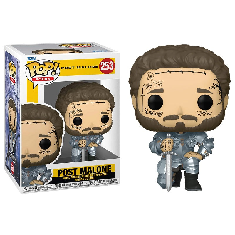 Rocks Pop! Vinyl Figure Knight Post Malone [253] - Fugitive Toys
