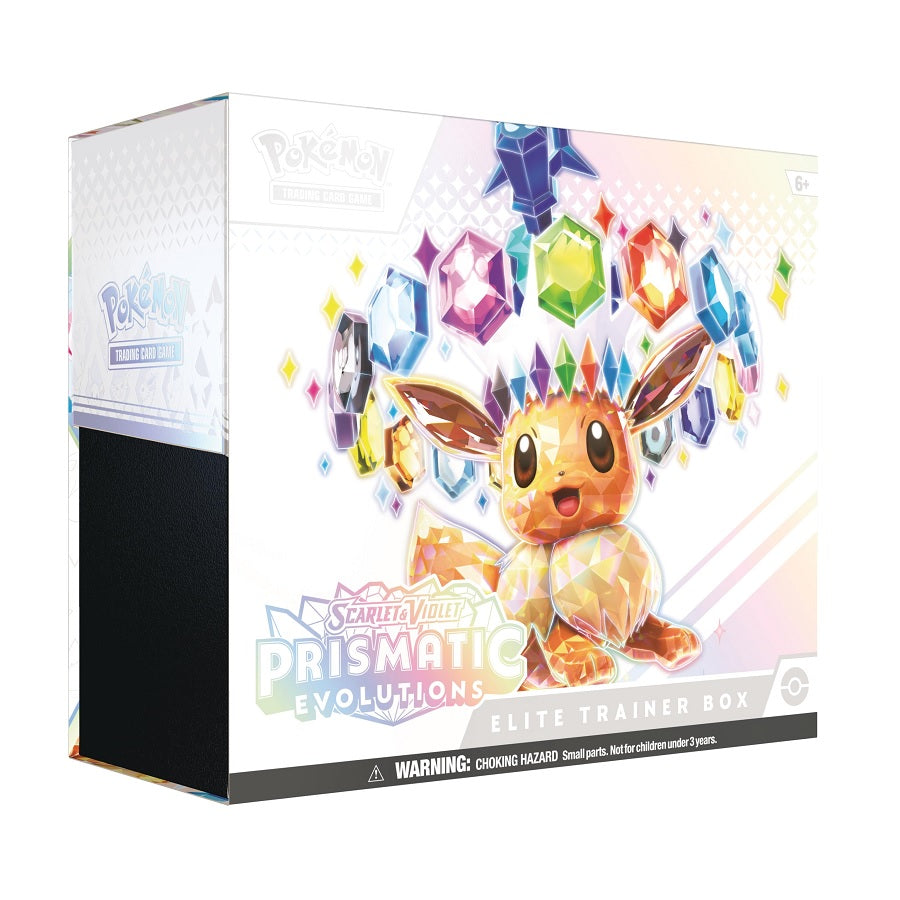 Pokemon TCG Scarlet & Violet Prismatic Evolutions Elite Trainer Box - Fugitive Toys