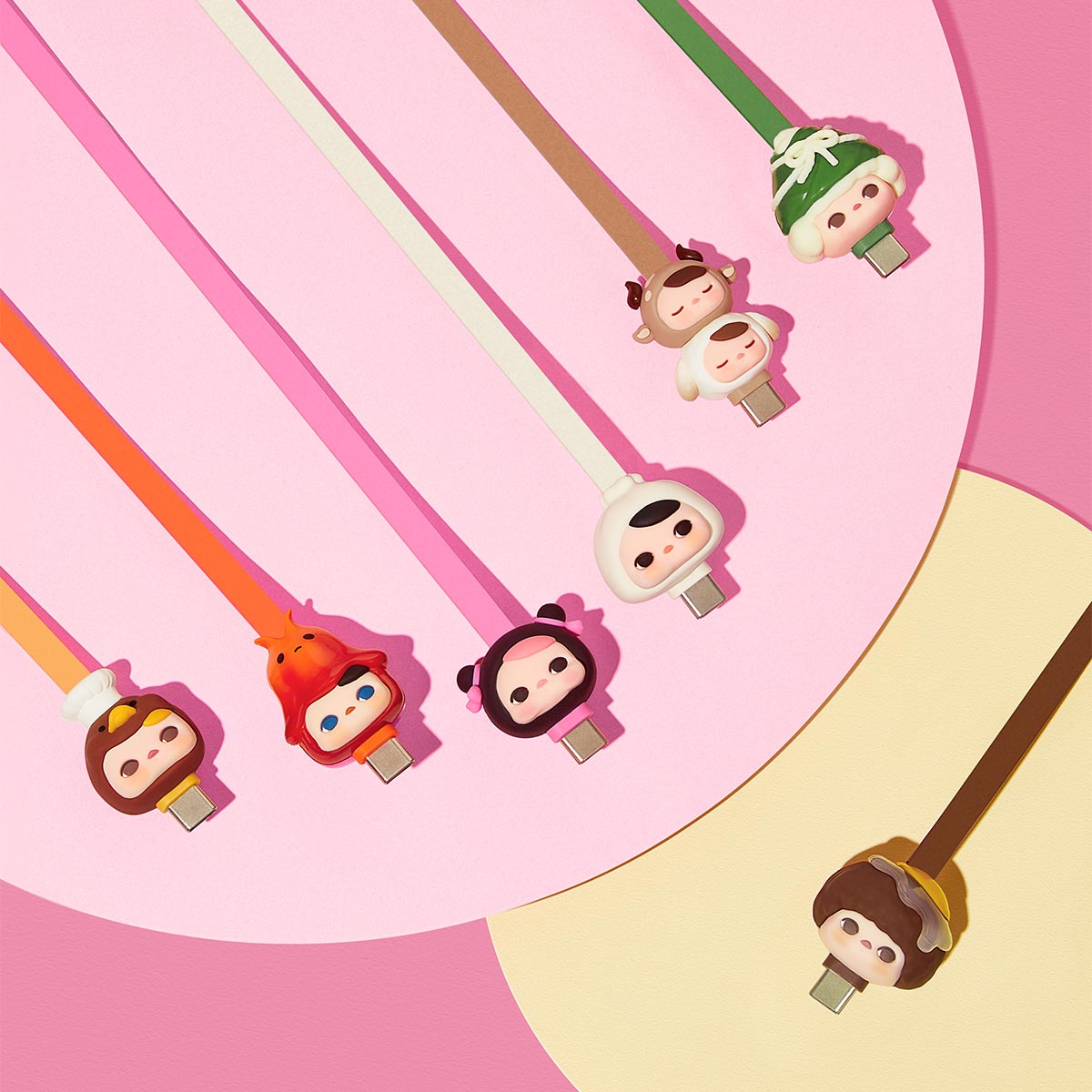 POP MART PUCKY The Feast Series-Cable for iPhone [1 Blind Box] - Fugitive Toys