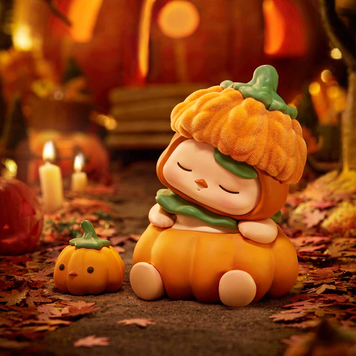 POP MART PUCKY Pumpkin Baby Figure - Fugitive Toys