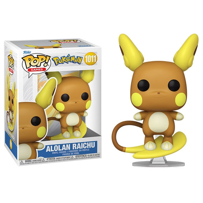Pokemon Pop! Vinyl Figure Alolan Raichu [1011] - Fugitive Toys