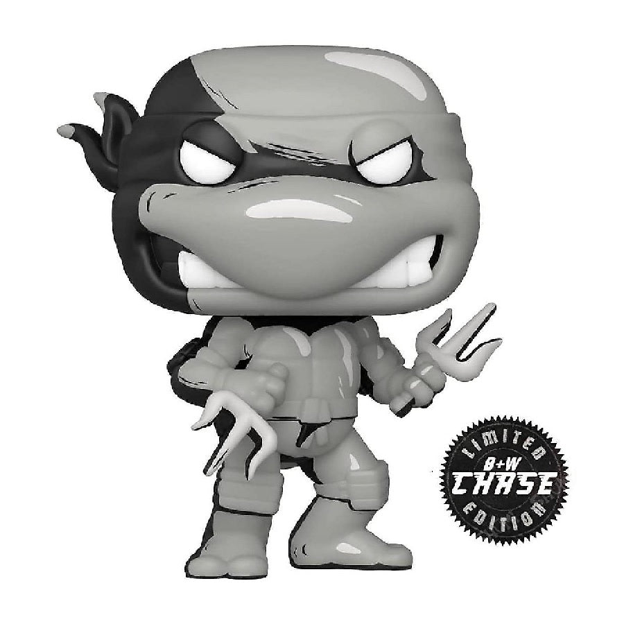 Eastman and Laird's Teenage Mutant Ninja Turtles Pop! Vinyl Figure Black and White Raphael (Previews Exclusive Chase) [31] - Fugitive Toys