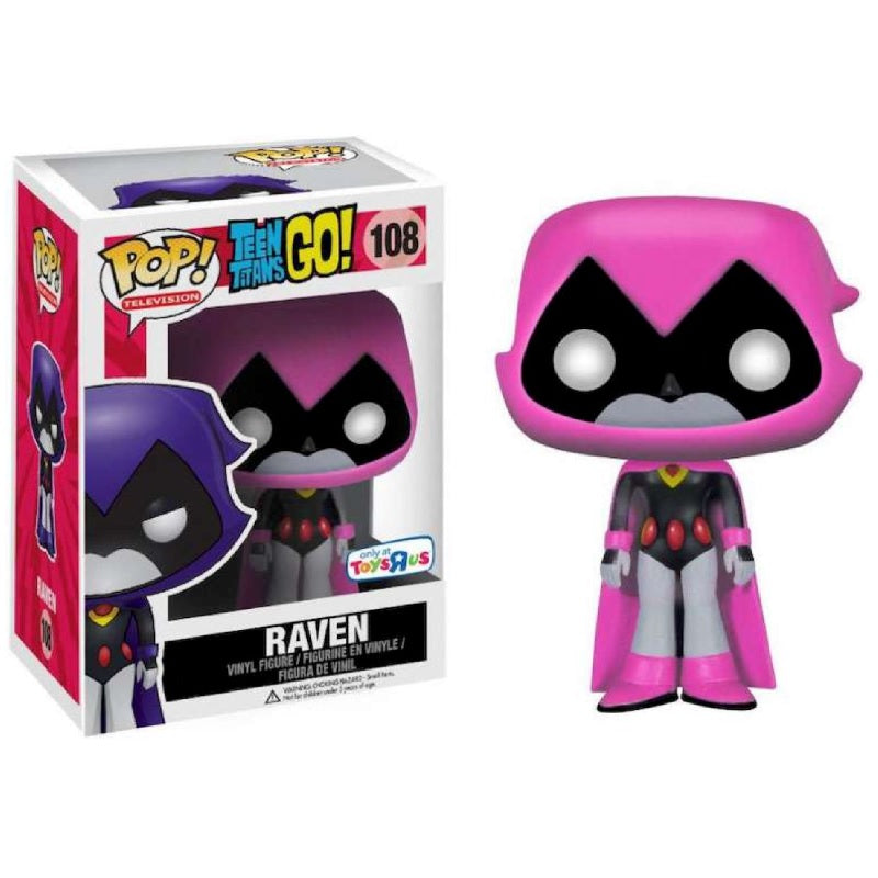 Teen Titans Go! Pop! Vinyl Figure Raven (Pink) (Toys R Us) [108] - Fugitive Toys