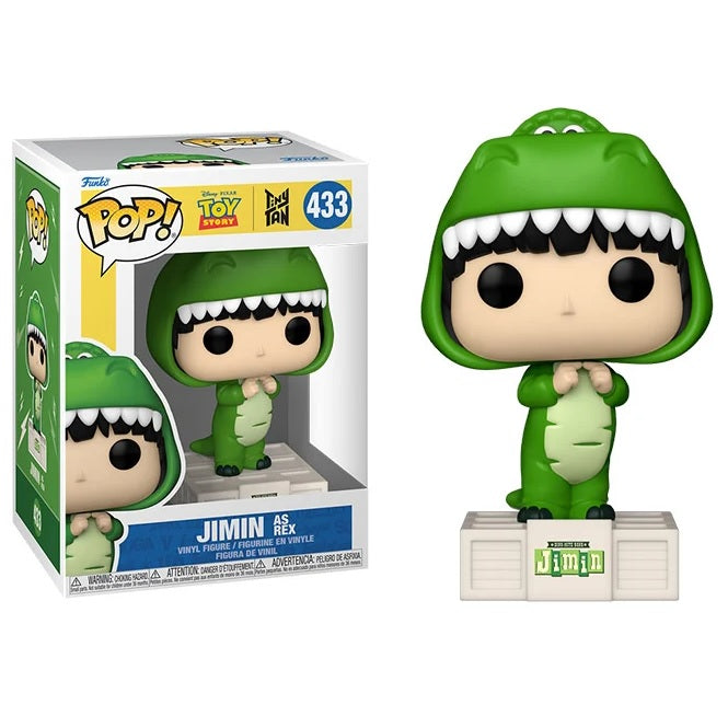 Toy Story x Tiny Tan Pop! Vinyl Figure Jimin as Rex [433] - Fugitive Toys