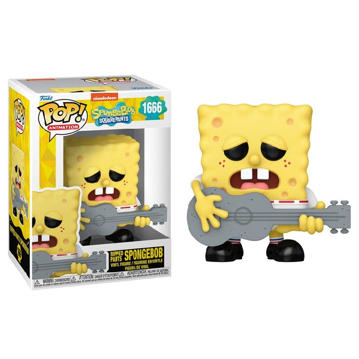 Spongebob Squarpants 25th Anniversary Pop! Vinyl Figure Ripped Pants Spongebob [1666] - Fugitive Toys