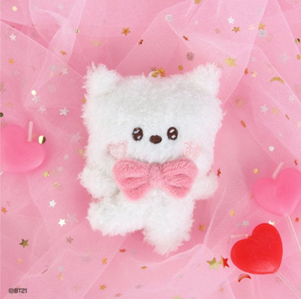 BT21 Lovely Plush Keyring - RJ - Fugitive Toys