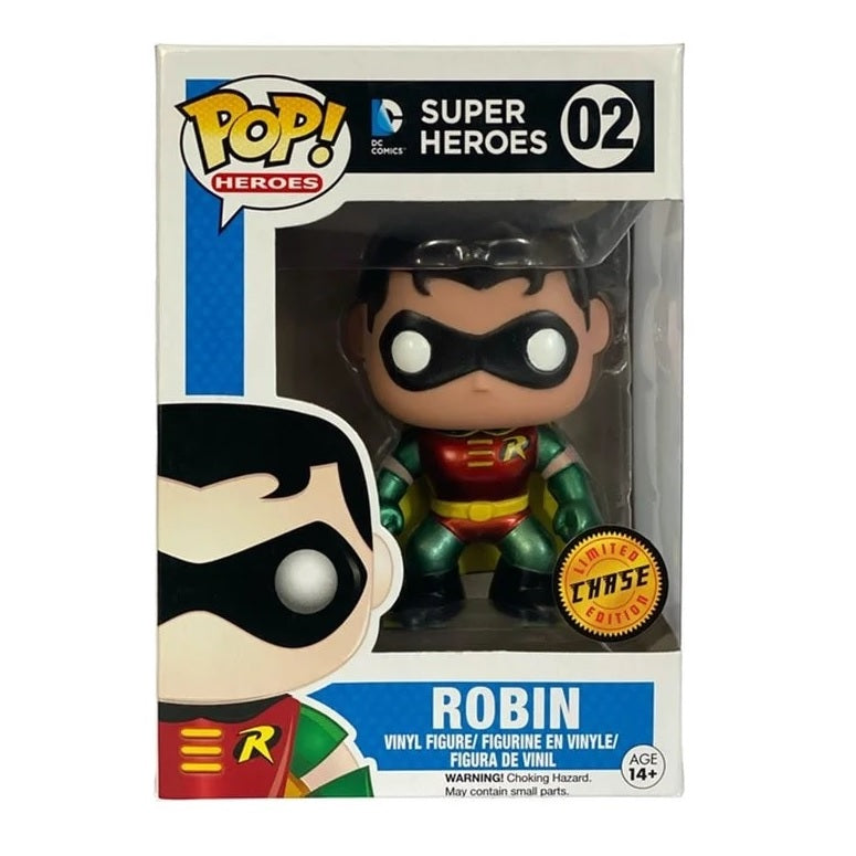 DC Universe Pop! Vinyl Figure Metallic Robin [Chase] [02] - Fugitive Toys