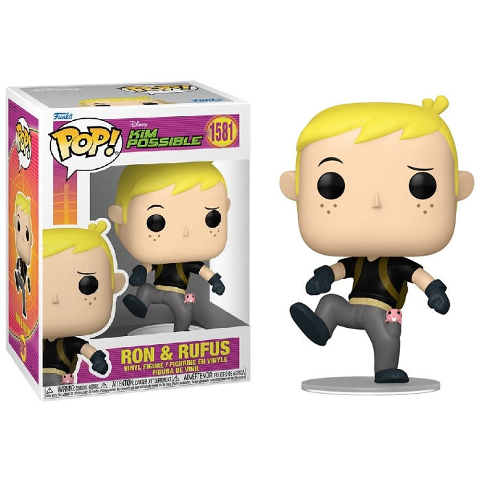 Kim Possible Pop! Vinyl Figure Ron & Rufus [1581] - Fugitive Toys