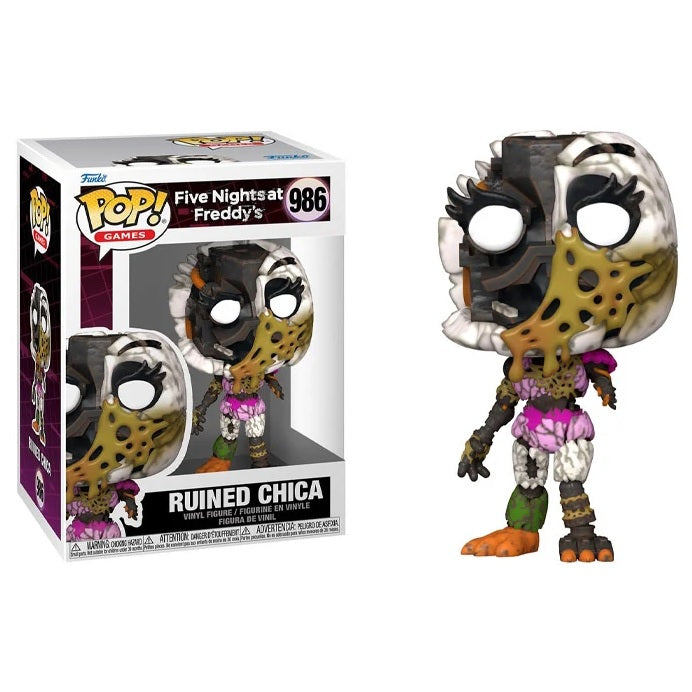 Five Nights at Freddy's: Security Breach Ruin Pop! Vinyl Figure Ruined Chica [986] - Fugitive Toys