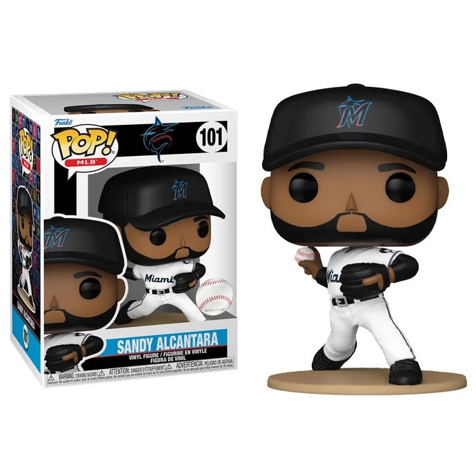 MLB Pop! Vinyl Figure Sandy Alcantara [Miami Marlins] [101] - Fugitive Toys
