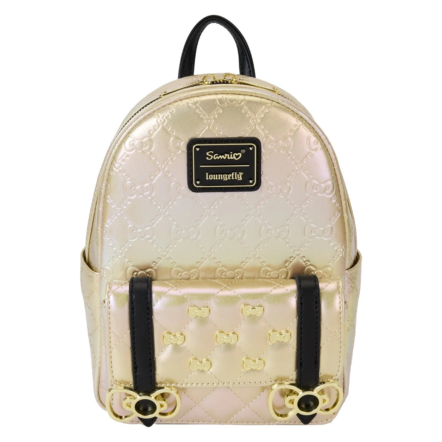Loungefly x Sanrio Hello Kitty 50th Anniversary Metallic Gold Mini Backpack - Fugitive Toys