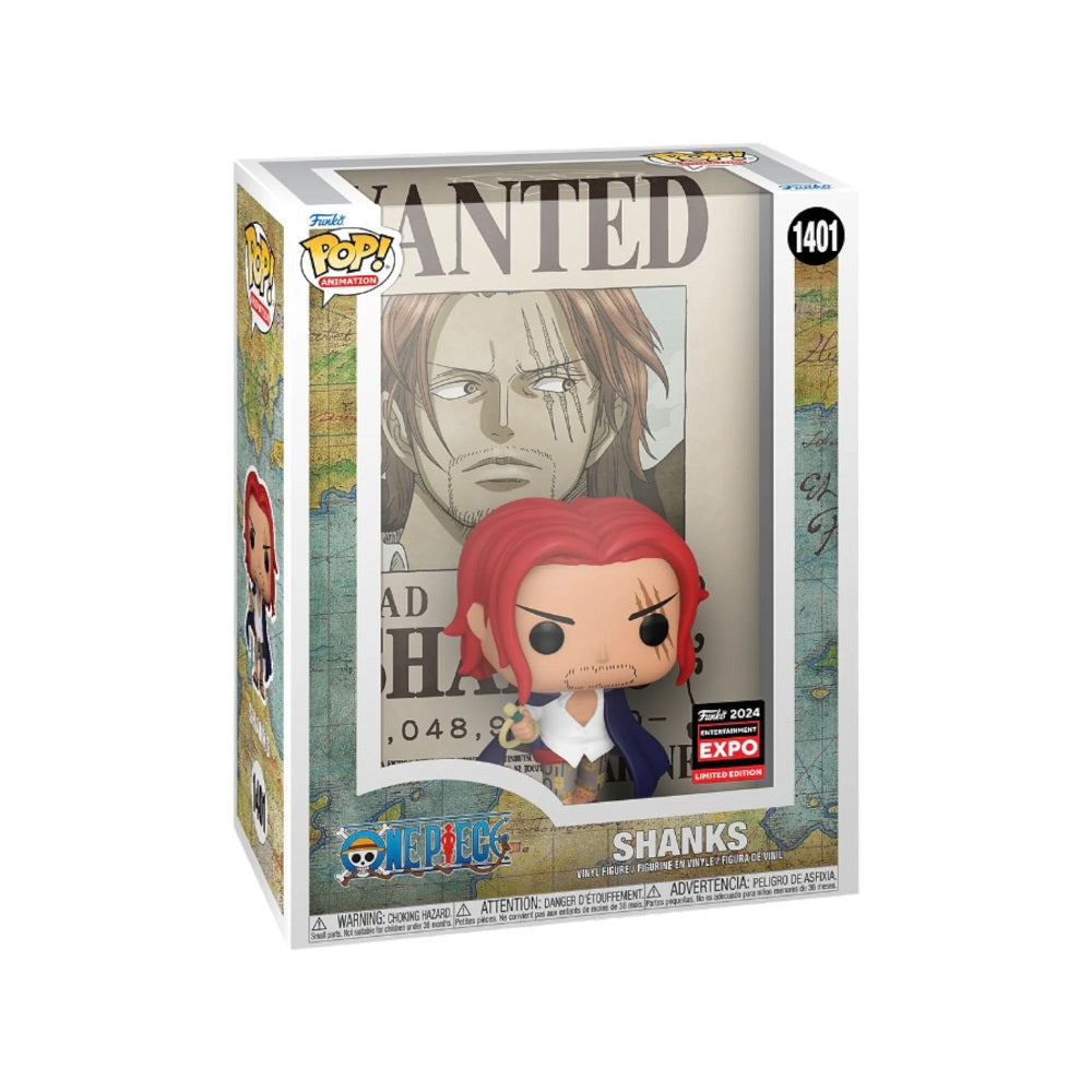 One Piece Pop! Vinyl Figure Shanks Wanted Poster [2024 Entertainment Expo] [1401] - Fugitive Toys
