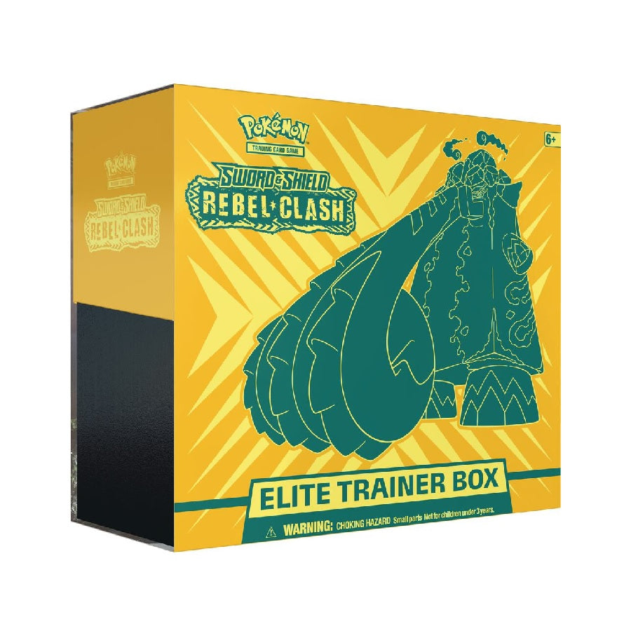 Pokemon TCG Sword & Shield Rebel Clash Elite Trainer Box - Fugitive Toys