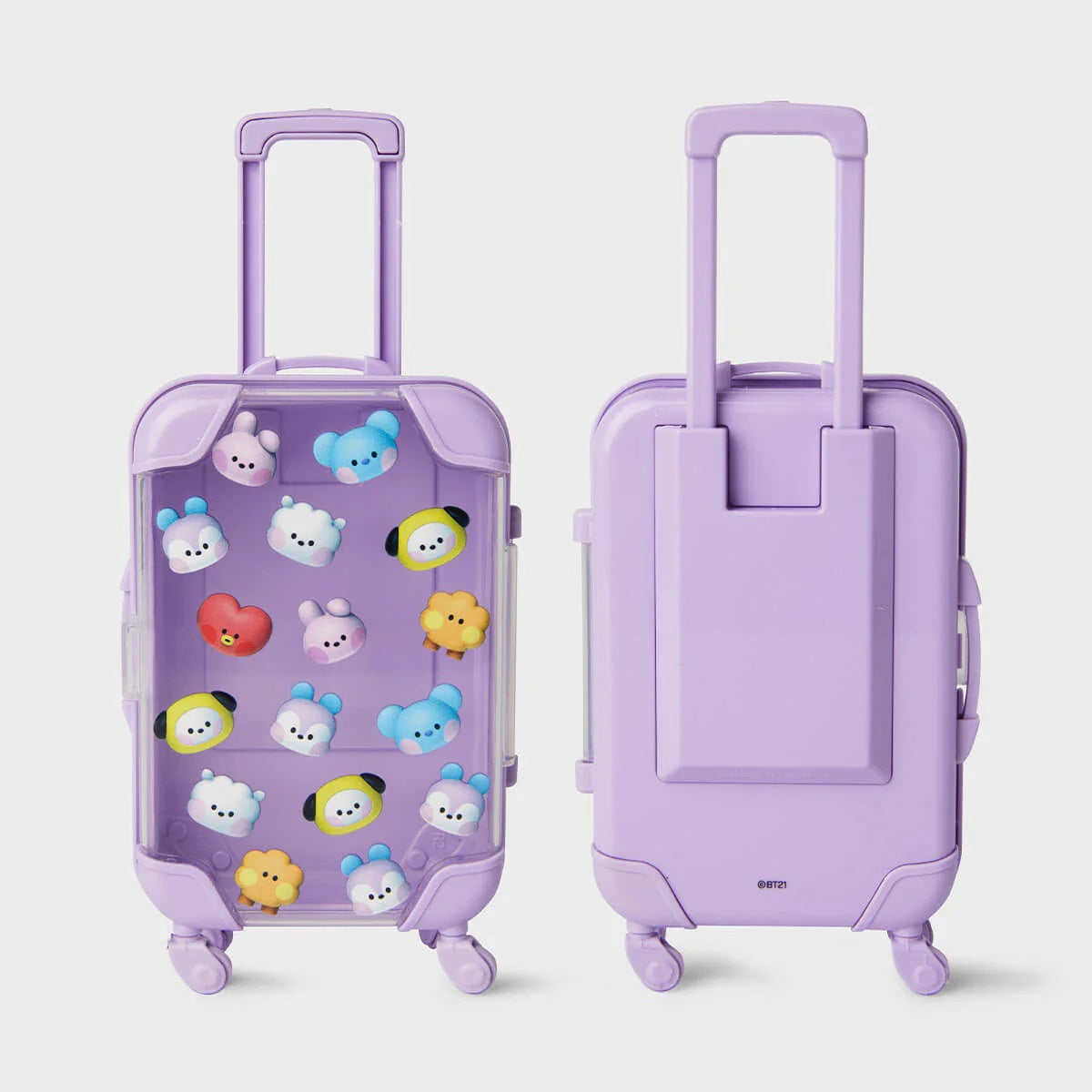 BT21 Mini BIG & TINY Edition Luggage Plush Doll - Shooky - Fugitive Toys