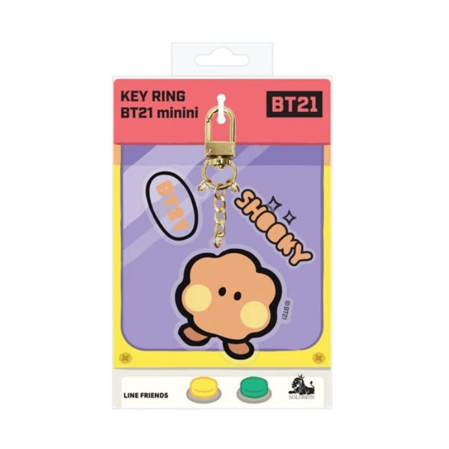 BT21 Minini Acrylic Key Ring - Shooky - Fugitive Toys