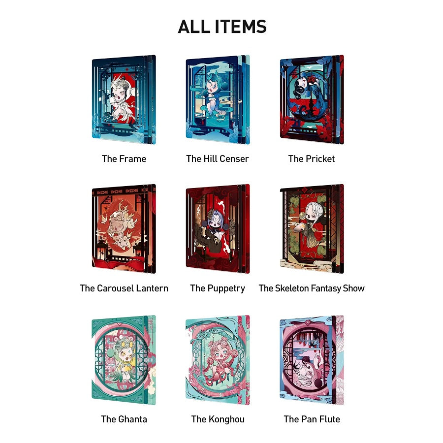 POP MART SKULLPANDA The Mirage Series Figures Art Collection Cards [1 Sealed Case] - Fugitive Toys