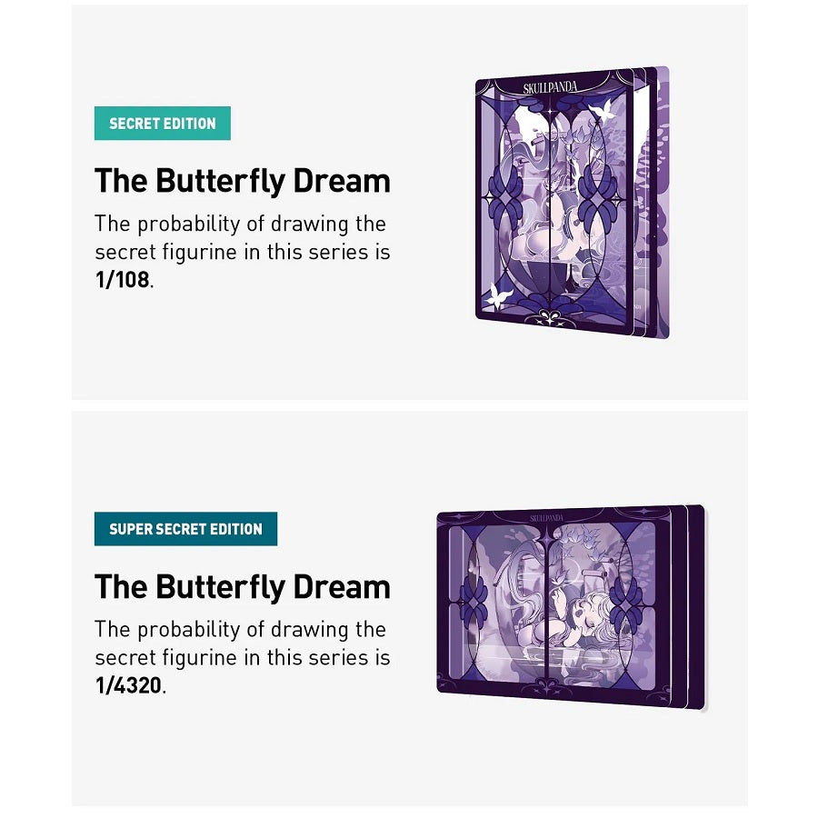 POP MART SKULLPANDA The Mirage Series Figures Art Collection Cards [1 Sealed Case] - Fugitive Toys