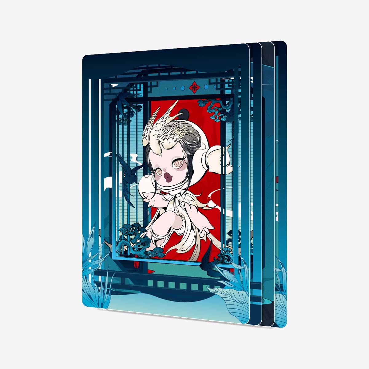 POP MART SKULLPANDA The Mirage Series Figures Art Collection Cards [1 Sealed Case] - Fugitive Toys