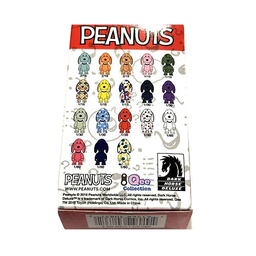 Dark Horse Snoopy Qee Peanuts Series 1: (1 Blind Box) - Fugitive Toys
