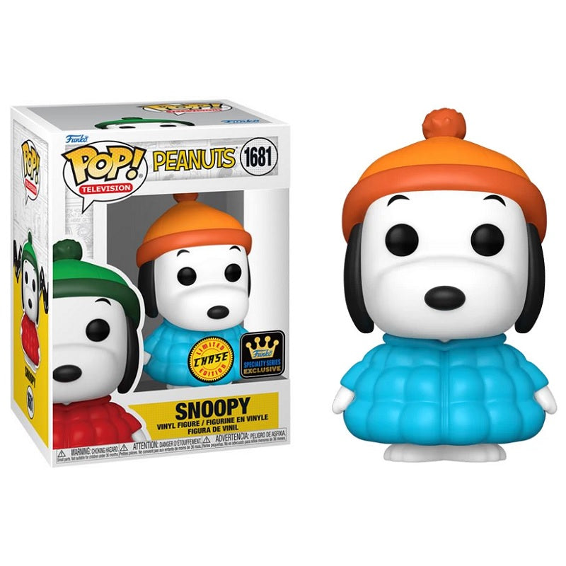 Peanuts Pop! Vinyl Figure Snoopy in Blue Jacket [Specialty Series] [Chase] [1681] - Fugitive Toys
