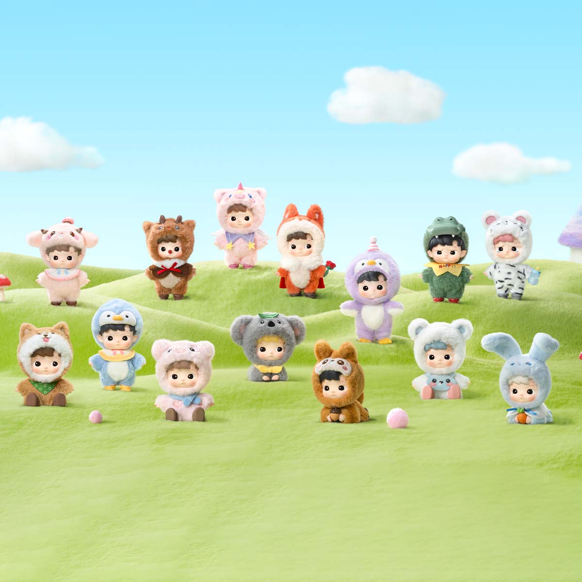 POP MART HACIPUPU Snuggle With You Series Figures [1 Blind Box] - Fugitive Toys