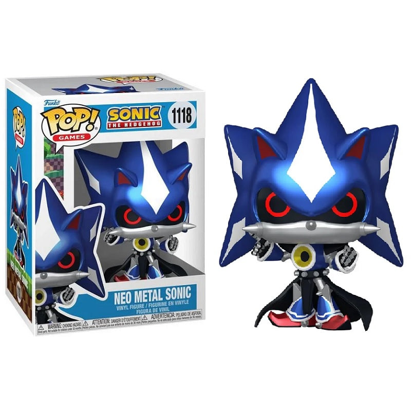 Sonic the Hedgehog Pop! Vinyl Figure Neo Metal Sonic [1118] - Fugitive Toys
