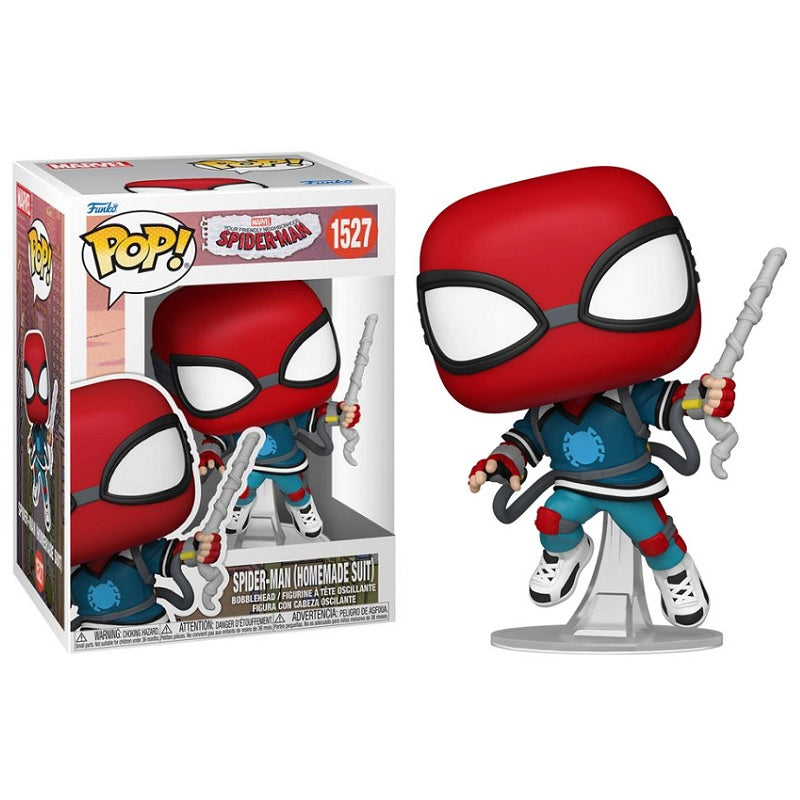 Marvel Your Friendly Neighborhood Spider-man Pop! Vinyl Figure Spider-Man [Homemade Suit] [1527] - Fugitive Toys