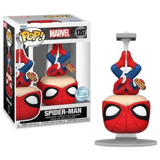 Marvel Pop! Vinyl Figure Spider-Man [Upside Down with Hot Dog] [SE] [1357] - Fugitive Toys