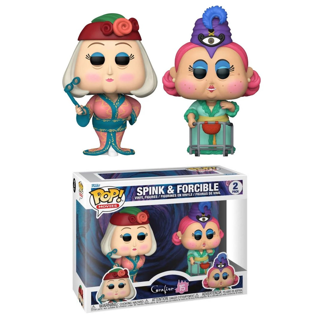 Coraline 15th Anniversary Pop! Vinyl Figure Spink & Forcible [2-Pack] - Fugitive Toys