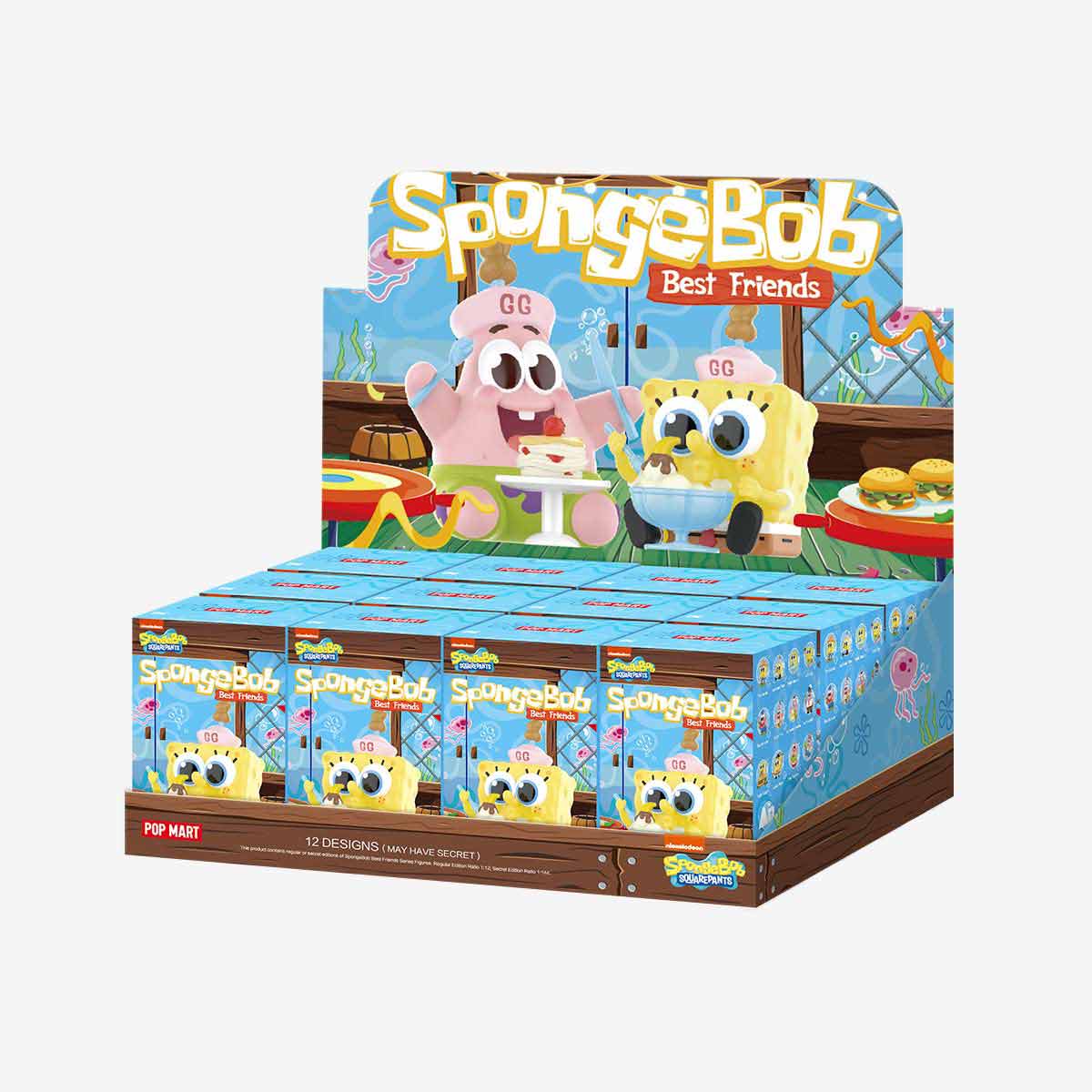 POP MART SpongeBob Best Friends Series Figures [1 Sealed Case] - Fugitive Toys