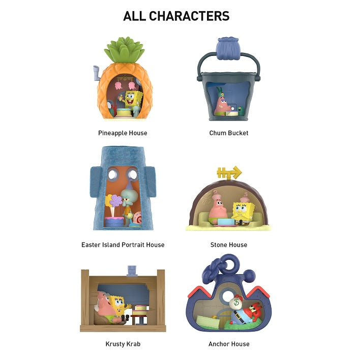 POP MART SpongeBob SquarePants Carnival Anniversary Series Scene Sets [1 Blind Box] - Fugitive Toys