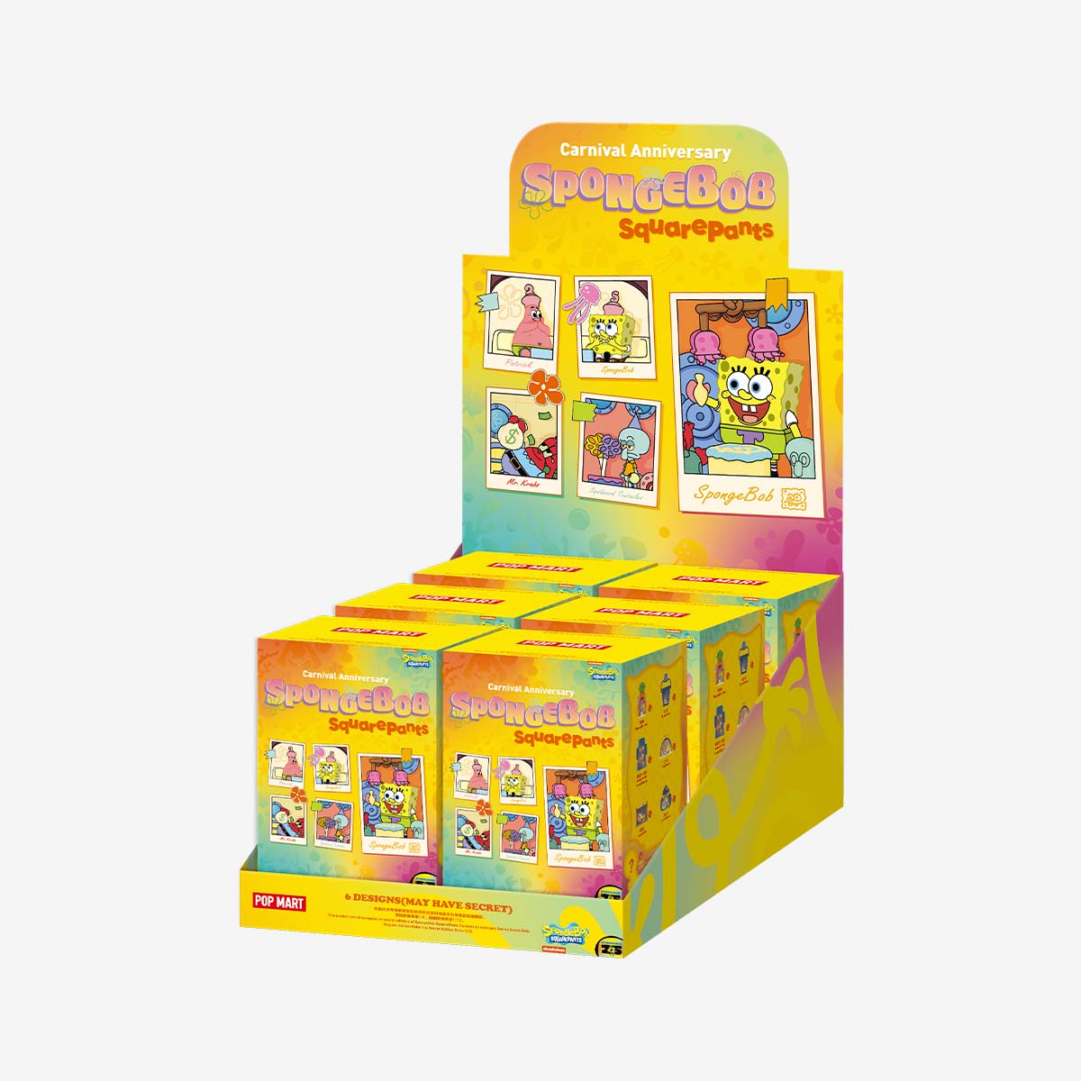 POP MART SpongeBob SquarePants Carnival Anniversary Series Scene Sets [1 Blind Box] - Fugitive Toys
