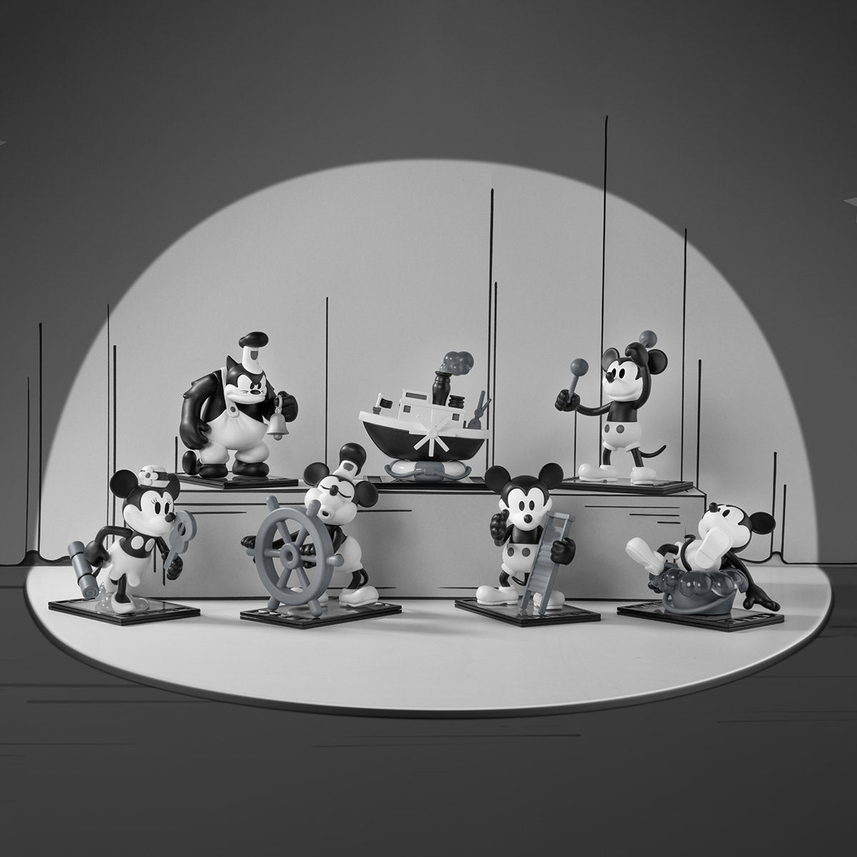 POP MART Disney Steamboat Willie Series Figures [1 Blind Box] - Fugitive Toys